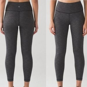 Lululemon High Times Pant in Heathered Black size 6